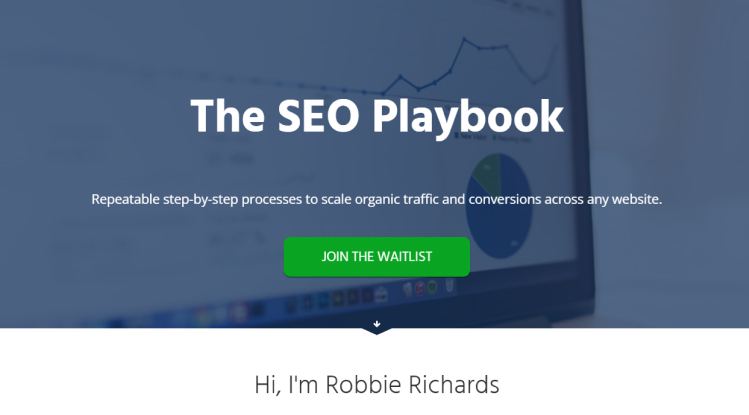 SEO Playbook homepage