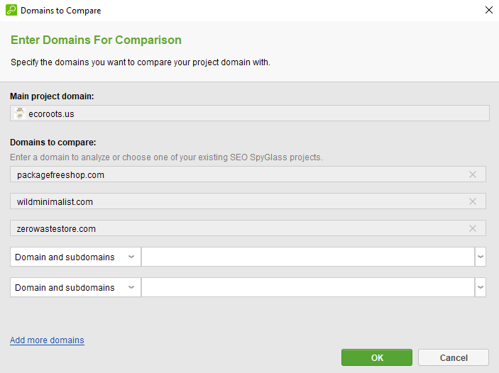 entering competitors' domains