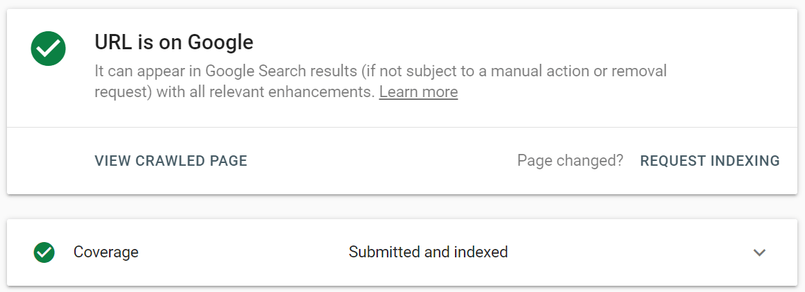 Solicitar la indexación de una URL actualizada en Search Console